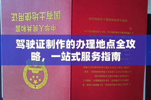 壤塘驾驶证制作的办理地点全攻略，一站式服务指南