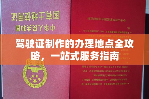 壤塘驾驶证制作的办理地点全攻略，一站式服务指南