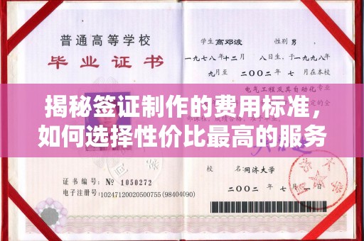 壤塘揭秘签证制作的费用标准，如何选择性价比最高的服务？