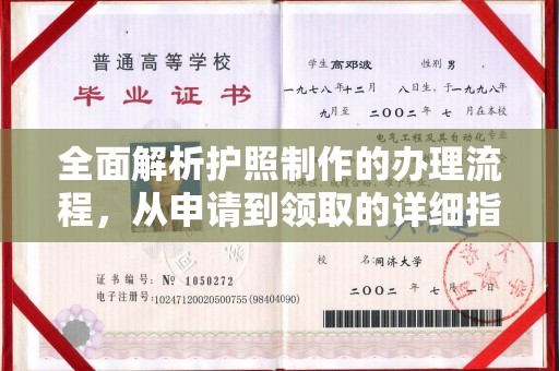 壤塘全面解析护照制作的办理流程，从申请到领取的详细指南