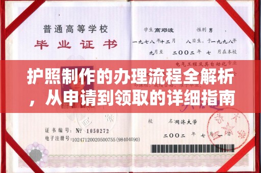 壤塘护照制作的办理流程全解析，从申请到领取的详细指南