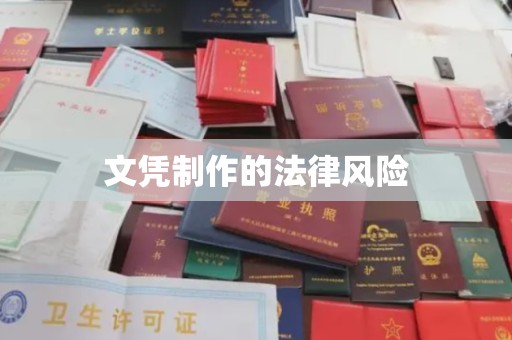 壤塘文凭制作的法律风险