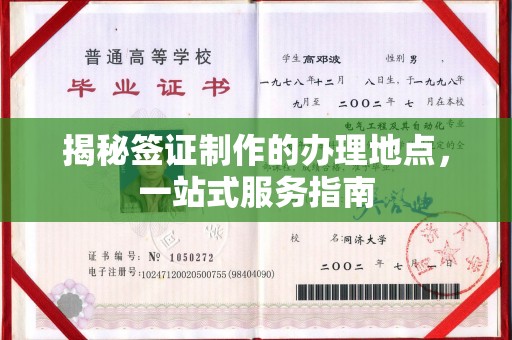 壤塘揭秘签证制作的办理地点，一站式服务指南